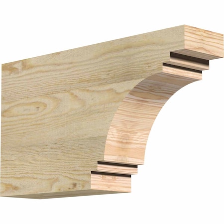 Ekena Millwork Pescadero Rough Sawn Rafter Tail, Douglas Fir, 4"W x 10"H x 18"L RFT04X10X18PEC00RDF